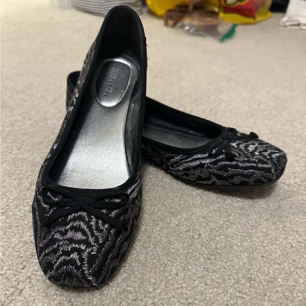 XAppeal Zebra Print Flats